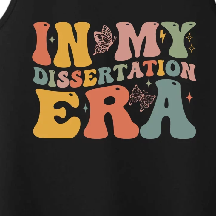 In My Dissertation Era School College Graduate Program Gift Performance Tank