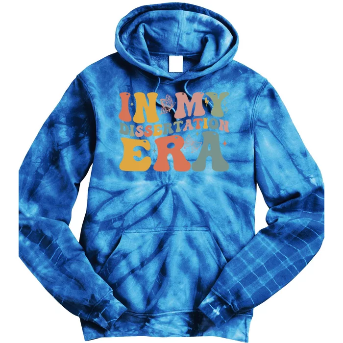 In My Dissertation Era School College Graduate Program Gift Tie Dye Hoodie