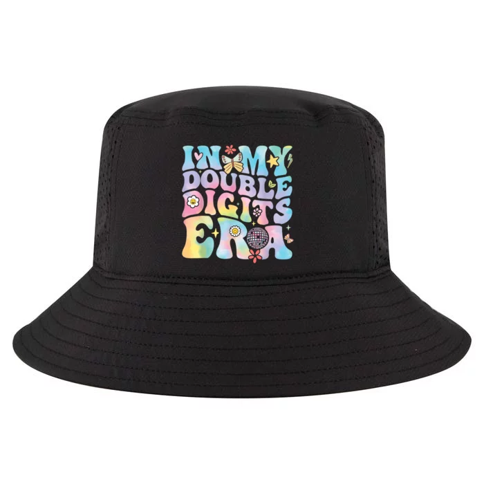 In My Double Digits Era Retro 10 Year Old 10th Birthday Girl Cool Comfort Performance Bucket Hat