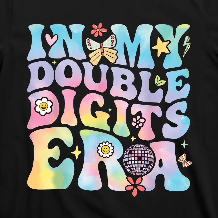 In My Double Digits Era Retro 10 Year Old 10th Birthday Girl T-Shirt