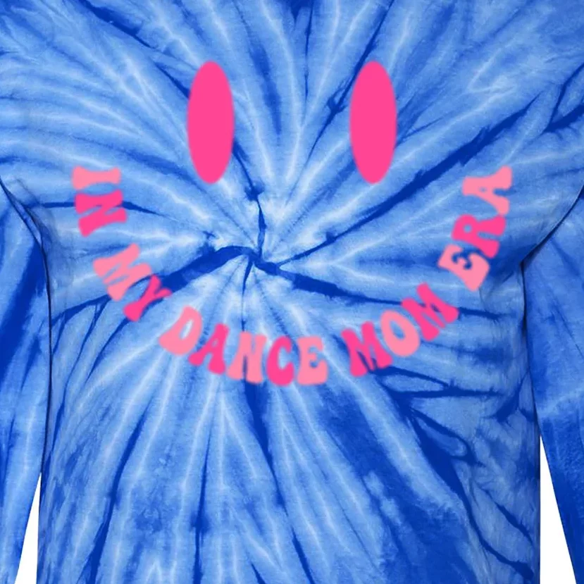 In My Dance Mom Era Groovy Retro (2 Sides) Gift Tie-Dye Long Sleeve Shirt