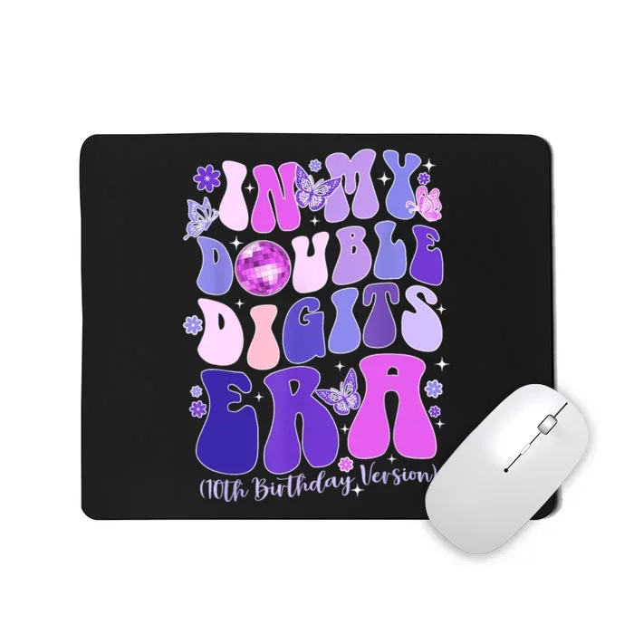 In My Double Digits Era Girls 10th Birthday Mousepad