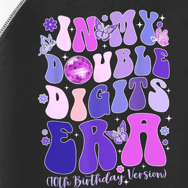 In My Double Digits Era Girls 10th Birthday Toddler Fine Jersey T-Shirt