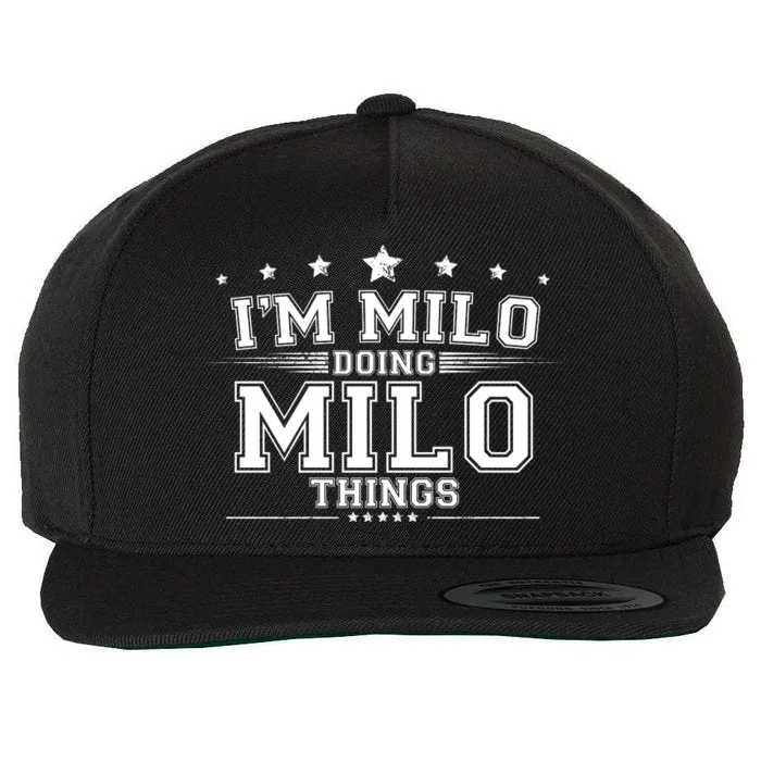 Im Milo Doing Milo Things Wool Snapback Cap