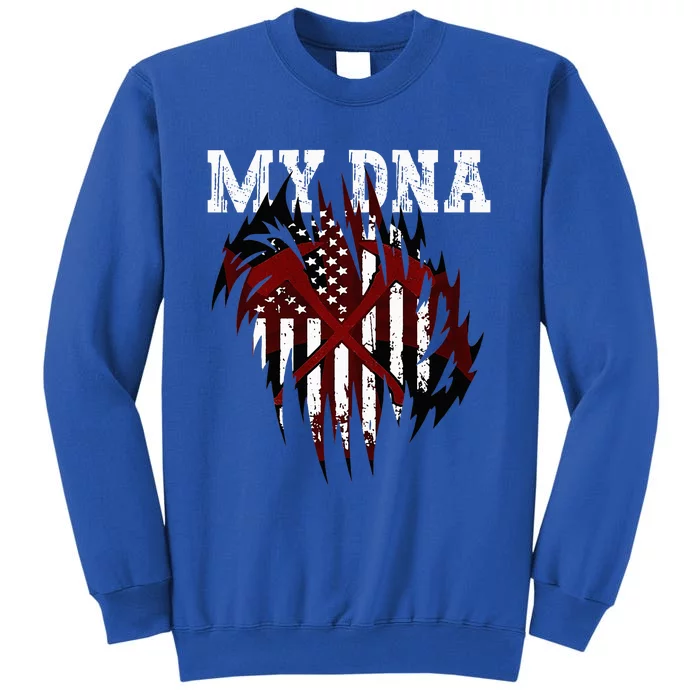 In MY DNA Unique Ripped Tall Sweatshirt