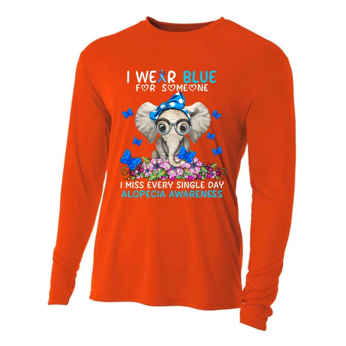 I Miss Every Single Day Alopecia Awareness Cute Gift Cooling Performance Long Sleeve Crew