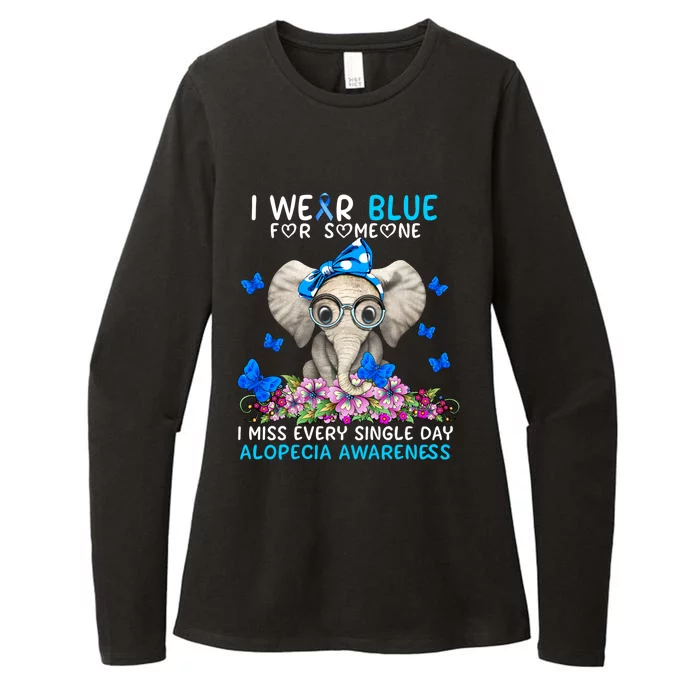 I Miss Every Single Day Alopecia Awareness Cute Gift Womens CVC Long Sleeve Shirt