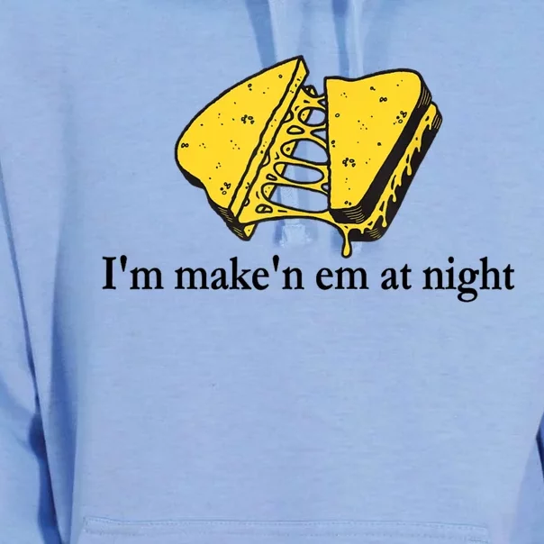 IM MakeN Em At Night Cheese Sandwich Unisex Surf Hoodie