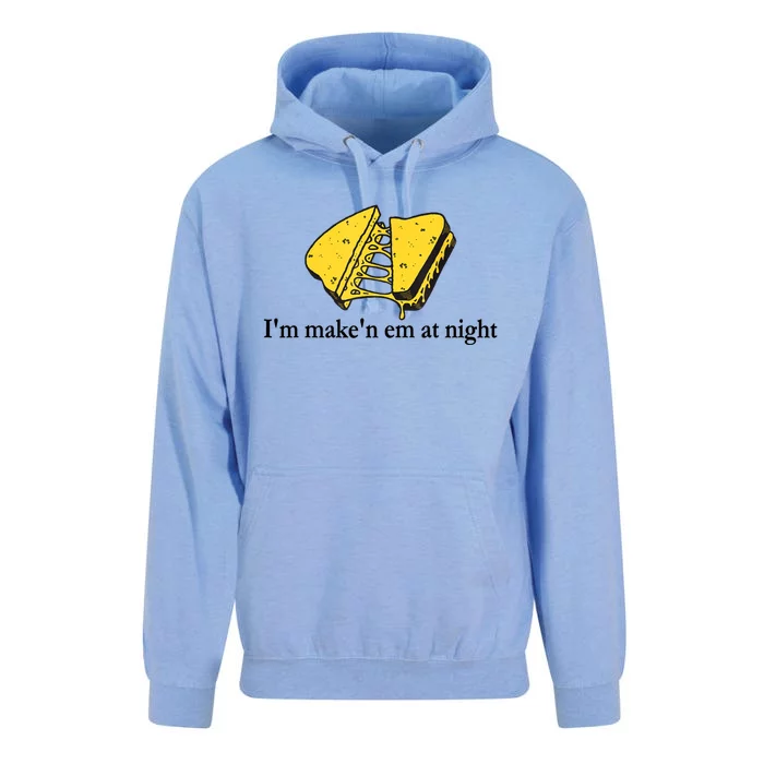 IM MakeN Em At Night Cheese Sandwich Unisex Surf Hoodie