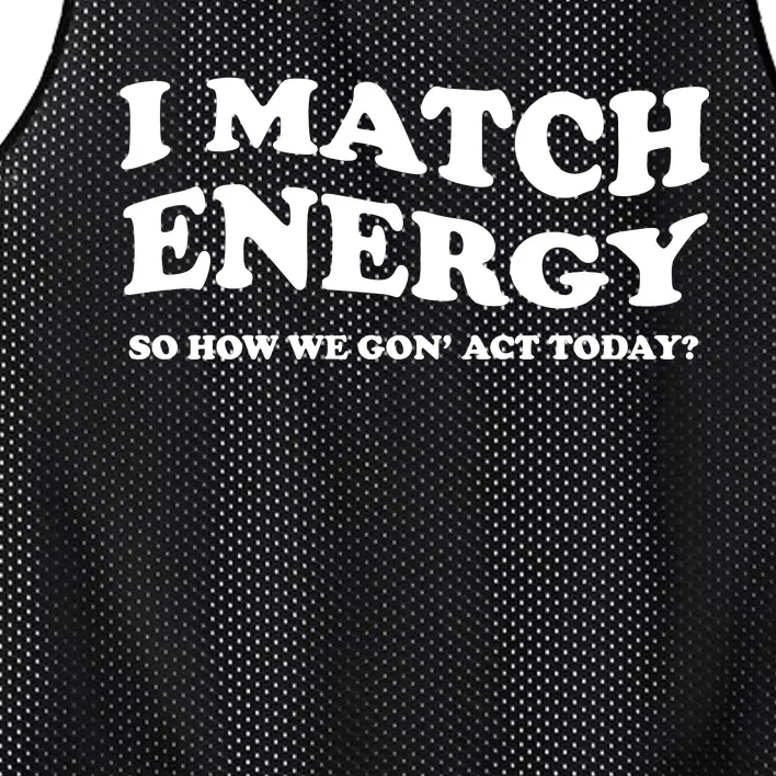 I Match Energy Mesh Reversible Basketball Jersey Tank