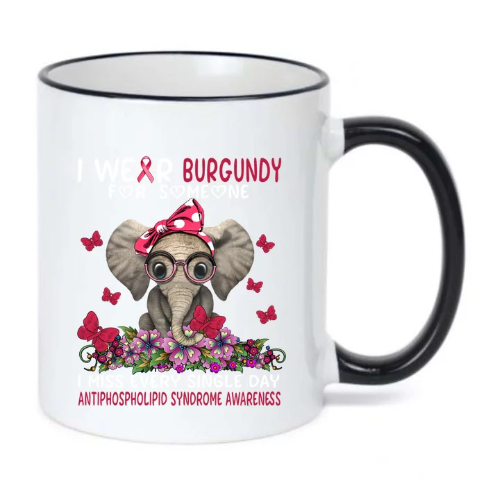 I Miss Every Single Day Antiphospholipid Syndrome Awareness Meaningful Gift Black Color Changing Mug