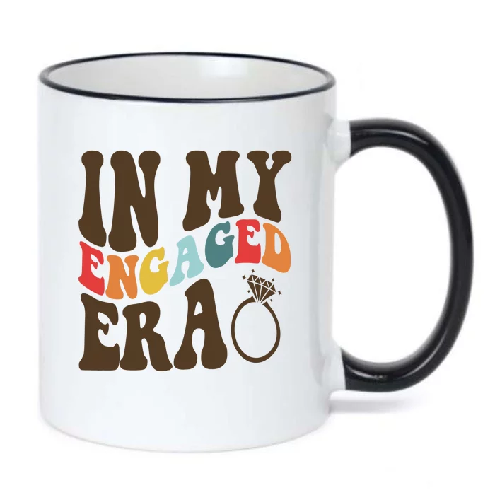 In My Engaged Era Cute Proposal Gift Black Color Changing Mug