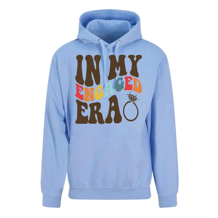 In My Engaged Era Cute Proposal Gift Unisex Surf Hoodie