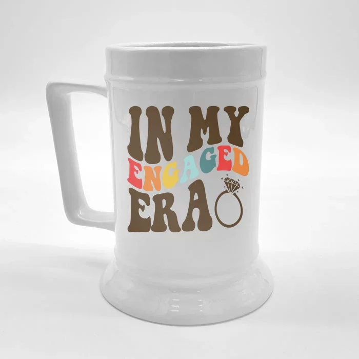 In My Engaged Era Cute Proposal Gift Front & Back Beer Stein