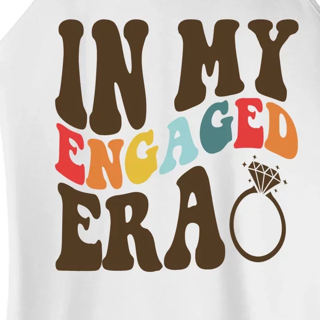 In My Engaged Era Cute Proposal Gift Women’s Perfect Tri Rocker Tank