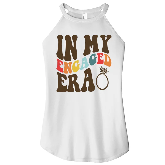 In My Engaged Era Cute Proposal Gift Women’s Perfect Tri Rocker Tank