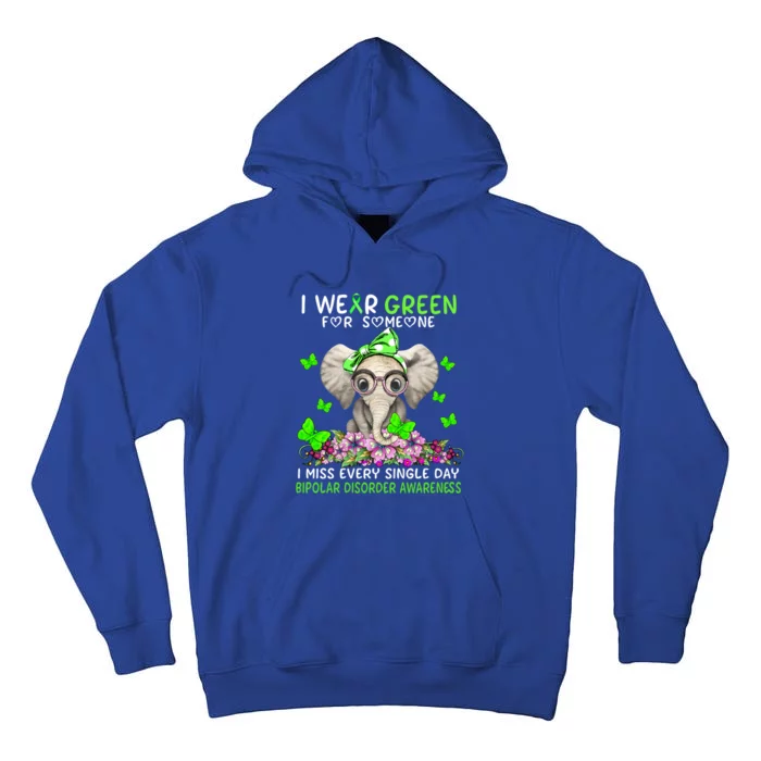 I Miss Every Single Day Bipolar Disorder Awareness Funny Gift Tall Hoodie