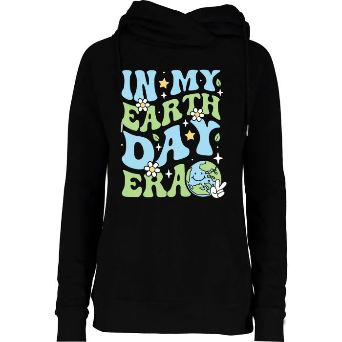 In My Earth Day Era Environmentalist Earth Day Womens Funnel Neck Pullover Hood