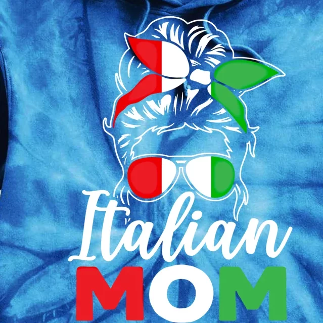 Italian Mom Europe Country Travel Italy Mothers Day Gift Tie Dye Hoodie