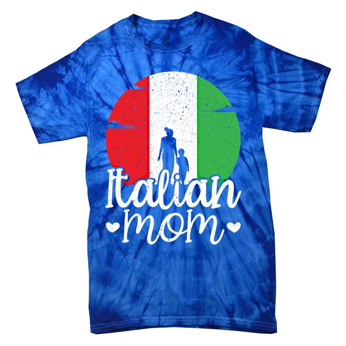 Italian Mom Europe Country Travel Italy Mothers Day Cool Gift Tie-Dye T-Shirt