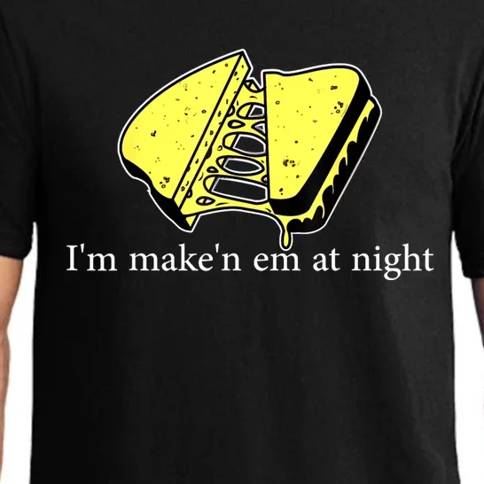 IM MakeN Em At Night Cheese Sandwich Pajama Set