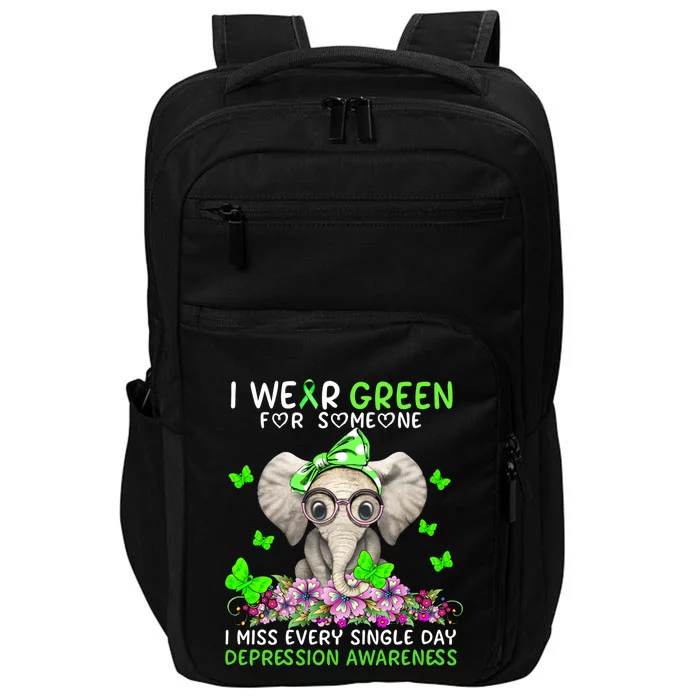 I Miss Every Single Day Depression Awareness Cool Gift Impact Tech Backpack