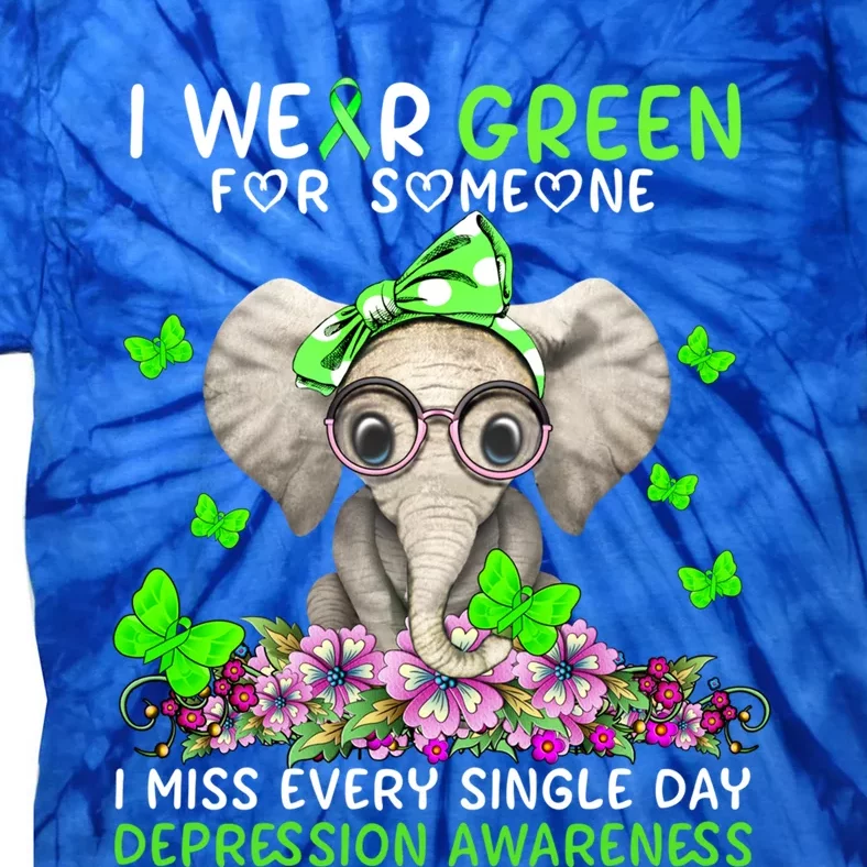 I Miss Every Single Day Depression Awareness Cool Gift Tie-Dye T-Shirt