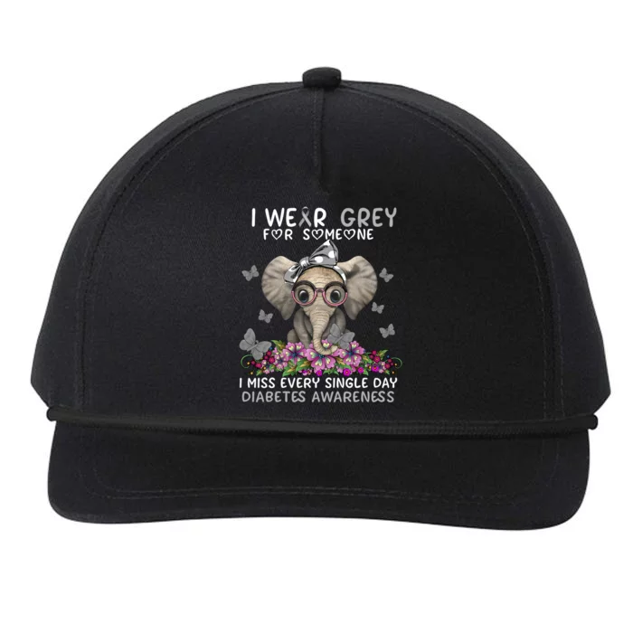 I Miss Every Single Day Diabetes Awareness Great Gift Snapback Five-Panel Rope Hat