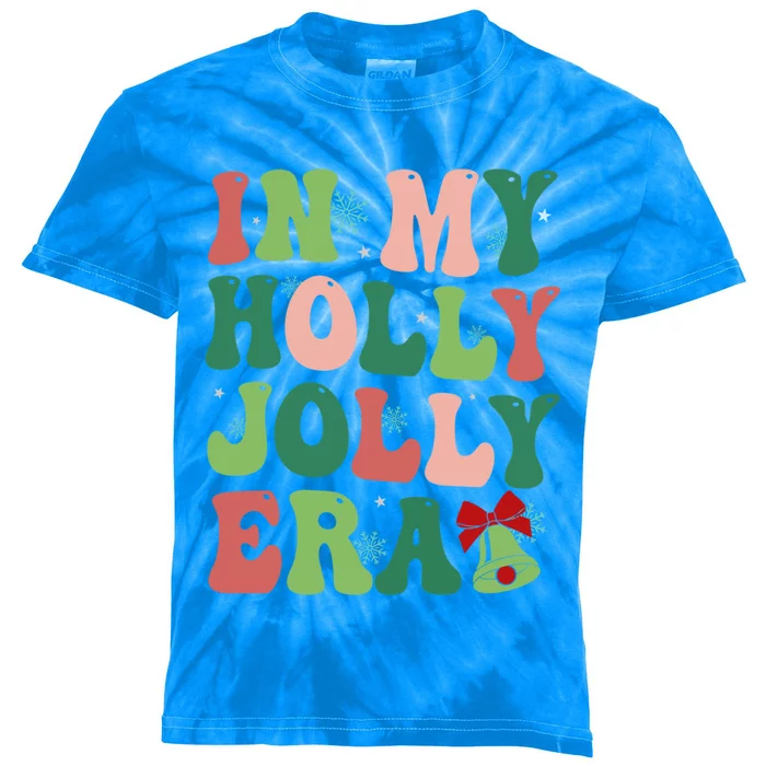 In My Era Christmas Party Season Pjm Gift Kids Tie-Dye T-Shirt