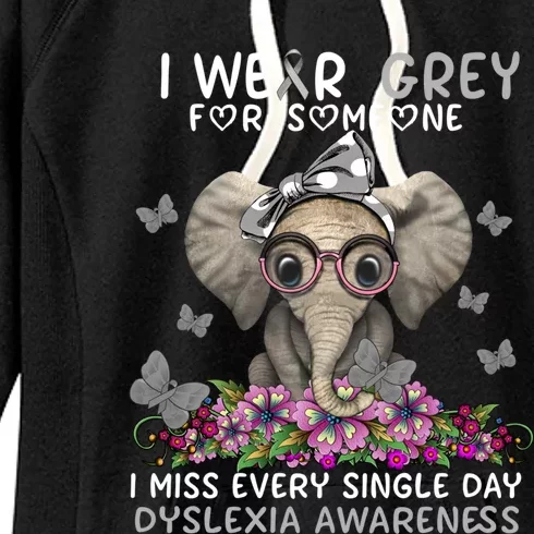 I Miss Every Single Day Dyslexia Awareness Funny Gift Women's Fleece Hoodie