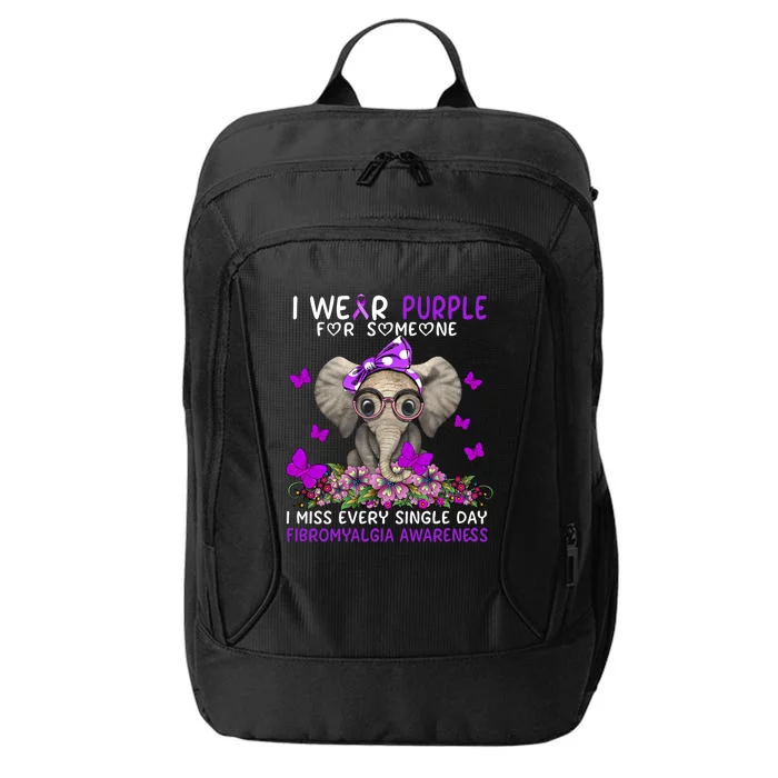 I Miss Every Single Day Fibromyalgia Awareness Gift City Backpack