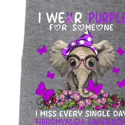 I Miss Every Single Day Fibromyalgia Awareness Gift Doggie 3-End Fleece Hoodie