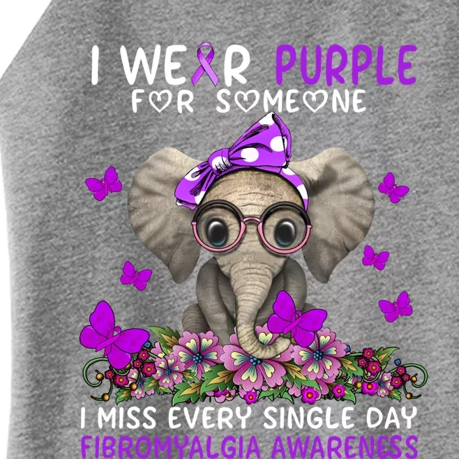 I Miss Every Single Day Fibromyalgia Awareness Gift Women’s Perfect Tri Rocker Tank