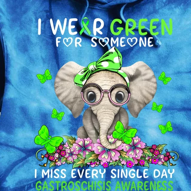 I Miss Every Single Day Gastroschisis Awareness Cute Gift Tie Dye Hoodie