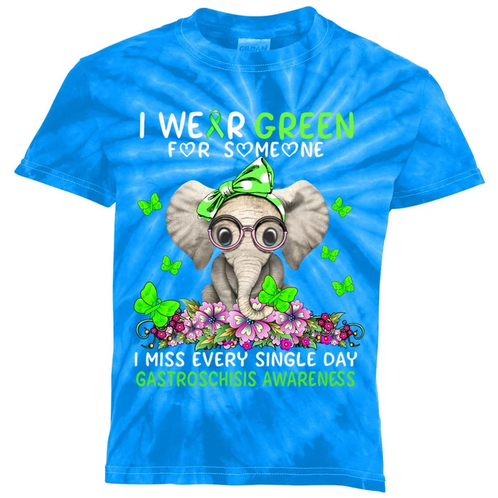 I Miss Every Single Day Gastroschisis Awareness Cute Gift Kids Tie-Dye T-Shirt