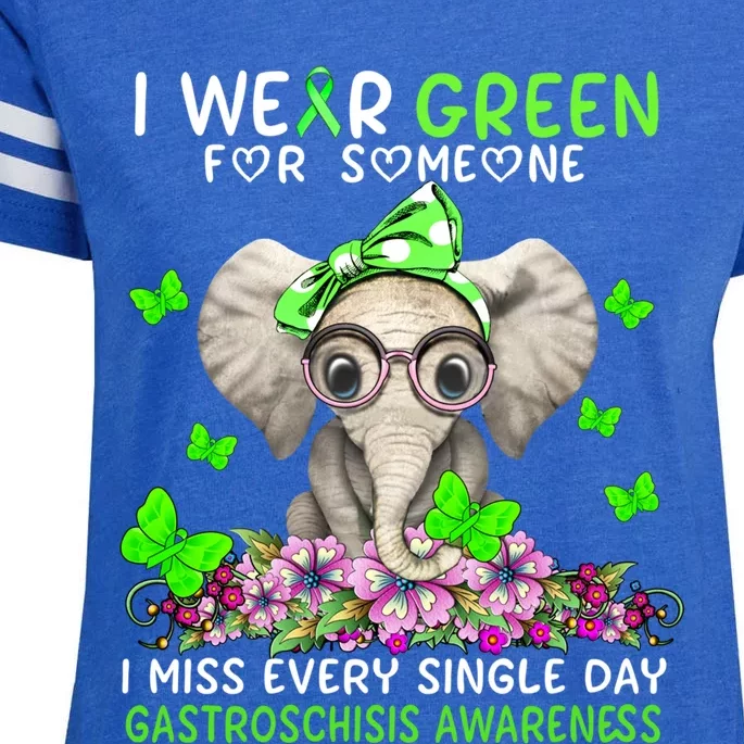 I Miss Every Single Day Gastroschisis Awareness Cute Gift Enza Ladies Jersey Football T-Shirt