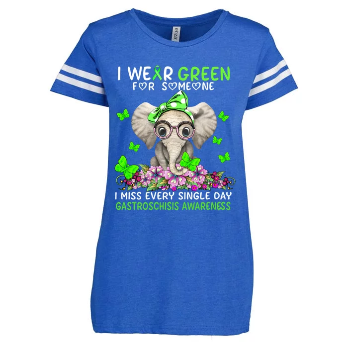 I Miss Every Single Day Gastroschisis Awareness Cute Gift Enza Ladies Jersey Football T-Shirt