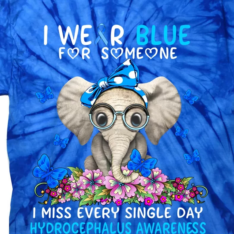 I Miss Every Single Day Hydrocephalus Awareness Gift Tie-Dye T-Shirt