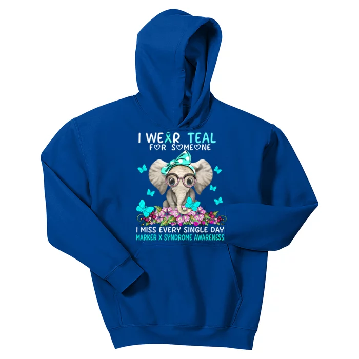 I Miss Every Single Day Marker X Syndrome Awareness Gift Kids Hoodie