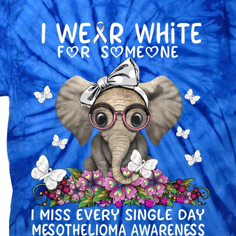 I Miss Every Single Day Mesothelioma Awareness Cool Gift Tie-Dye T-Shirt