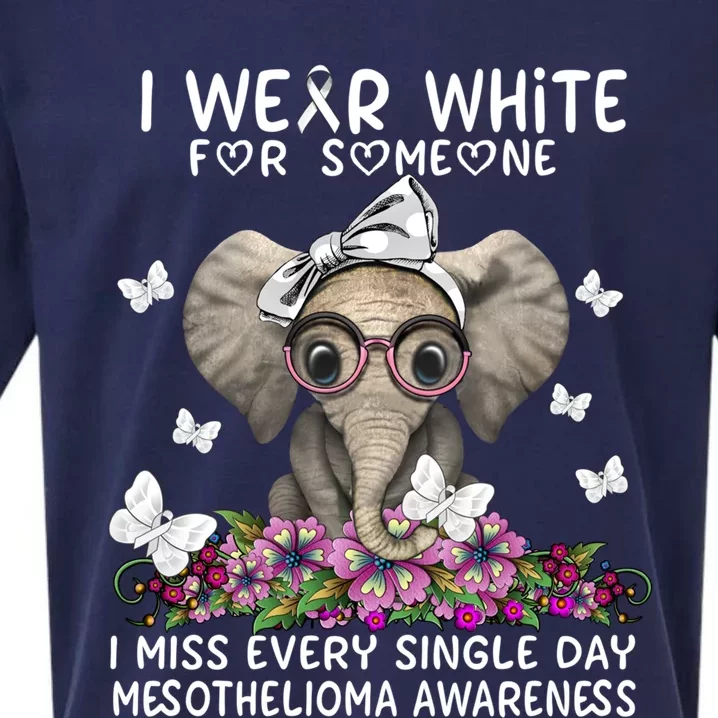 I Miss Every Single Day Mesothelioma Awareness Cool Gift Sueded Cloud Jersey T-Shirt