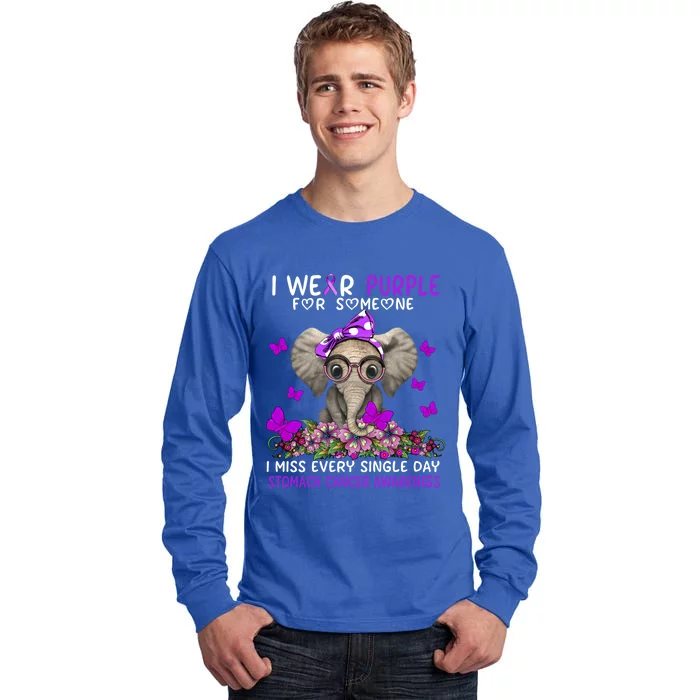 I Miss Every Single Day Stomach Cancer Awareness Gift Tall Long Sleeve T-Shirt