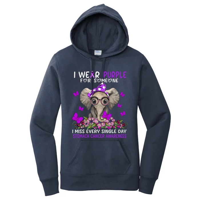 I Miss Every Single Day Stomach Cancer Awareness Gift Women's Pullover Hoodie