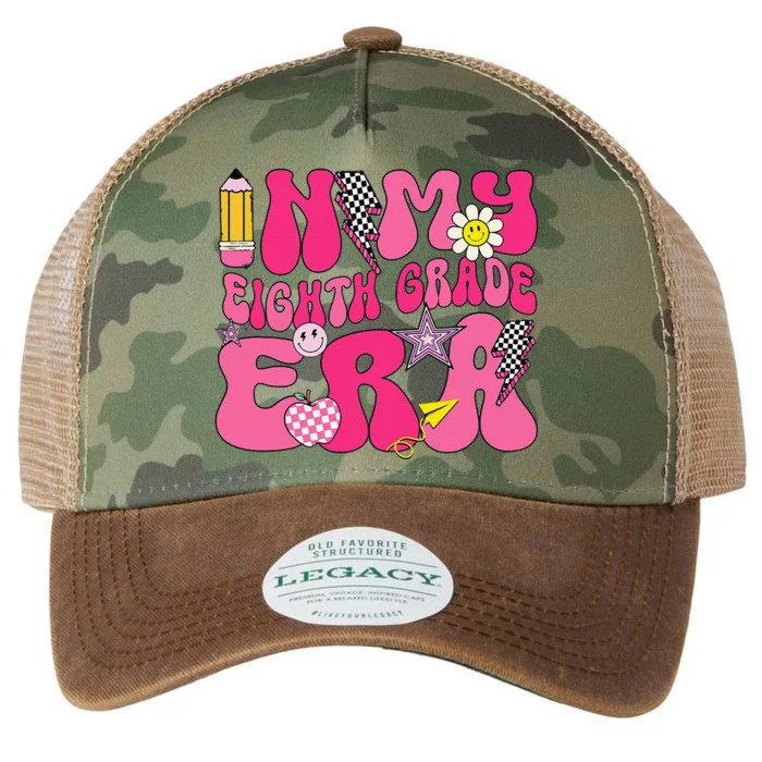 In My Eighth Grade Era 8th Grade Teacher Student Boy Girl Gift Legacy Tie Dye Trucker Hat