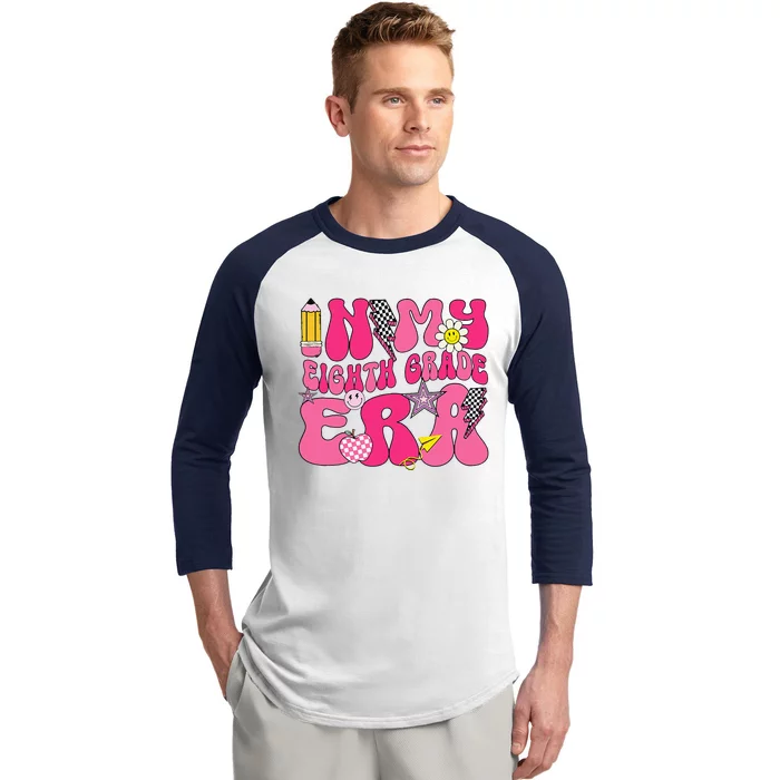 In My Eighth Grade Era 8th Grade Teacher Student Boy Girl Gift Baseball Sleeve Shirt