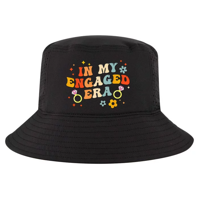 In My Engaged Era Groovy Bride Bachelorette Party Cool Comfort Performance Bucket Hat