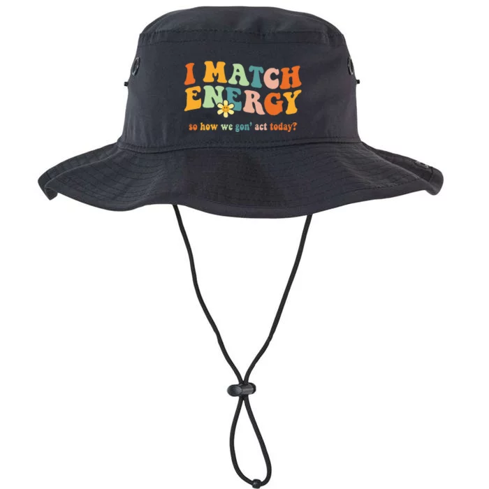 I Match Energy Sarcastic Hustler Legacy Cool Fit Booney Bucket Hat