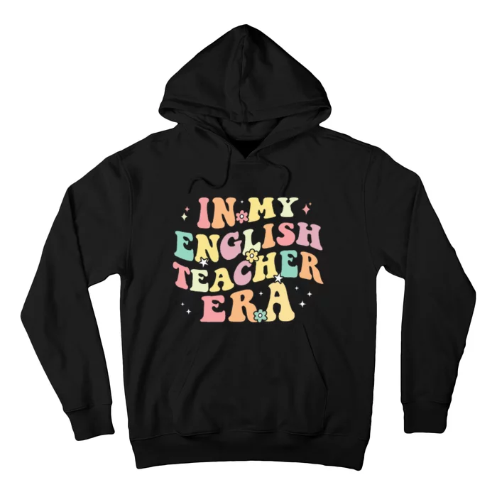 In My English Teacher Era Retro Back To School Literature Hoodie