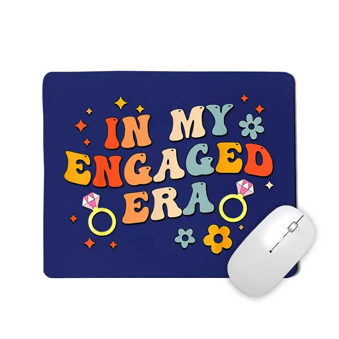 In My Engaged Era Groovy Bride Bachelorette Party Mousepad