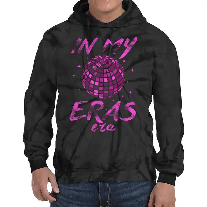 In My Eras Era Funny Disco Ball Retro 70s Tie Dye Hoodie